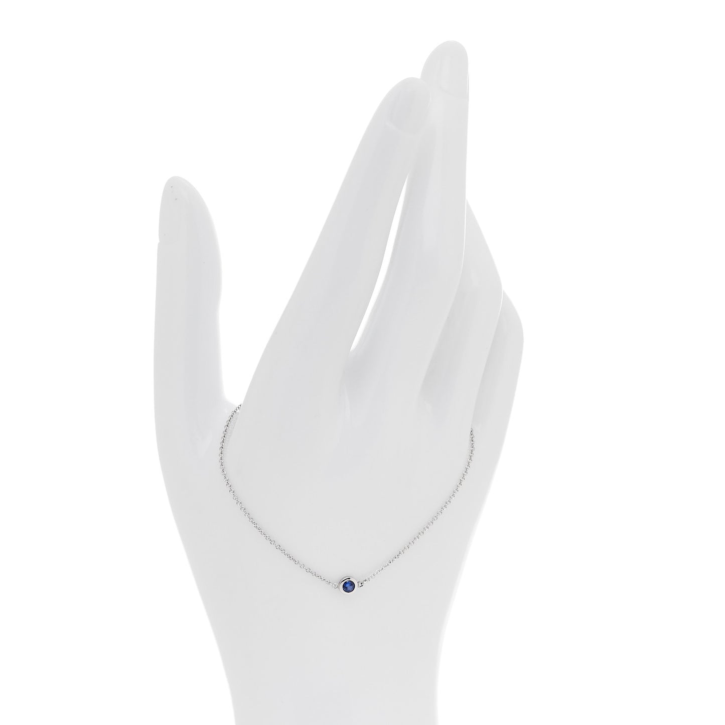 Platinum Blue Sapphire Elsa Peretti Color By The Yard Bracelet