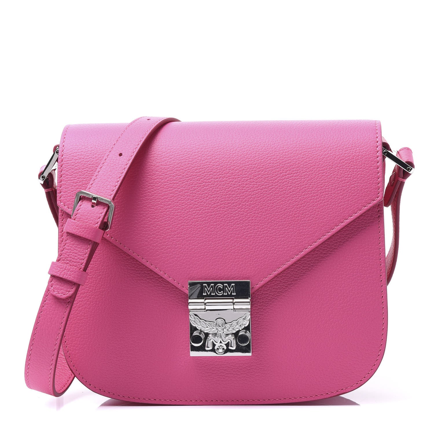 MCM Calfskin Patricia Small Crossbody Bag Pink 1 of 9