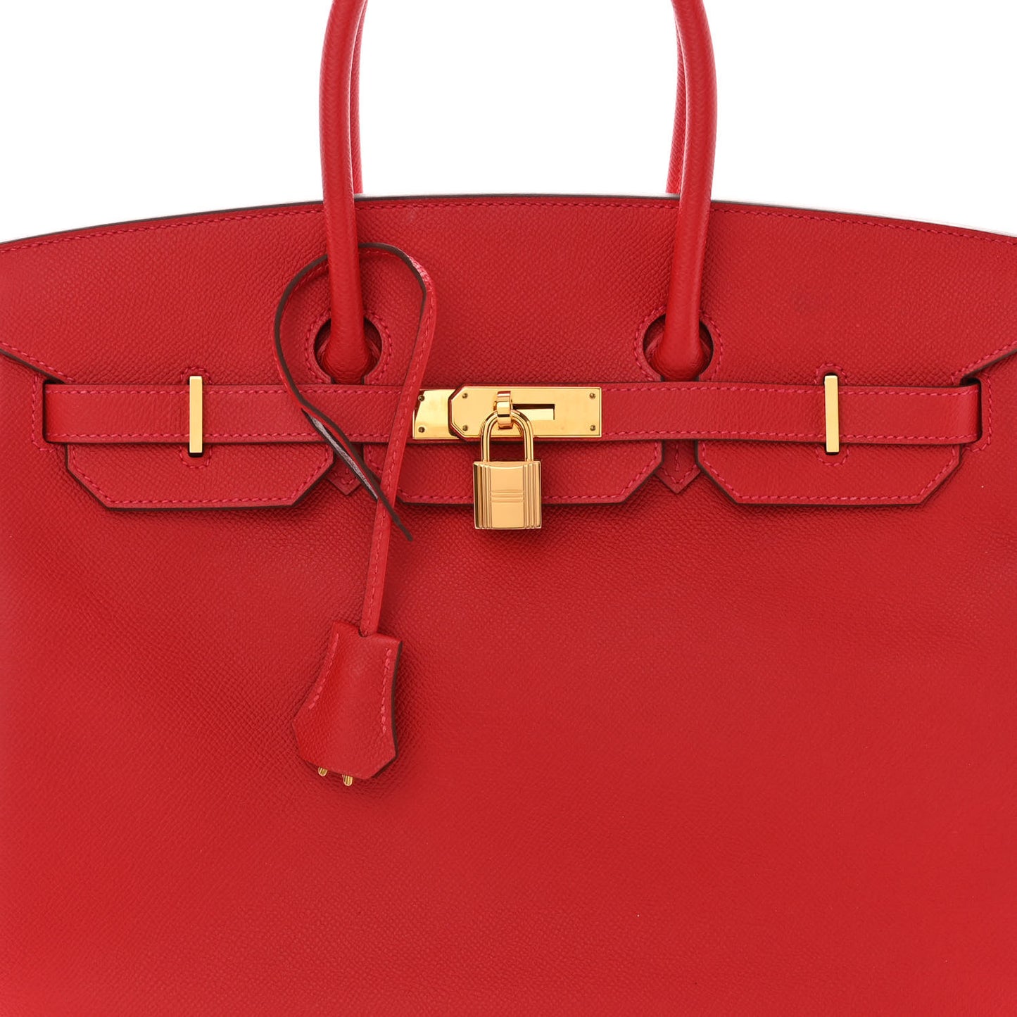 Epsom Birkin 35 Rouge Casaque