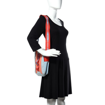 Chanel Nylon Sport Crossbody Blue Red 2 of 11