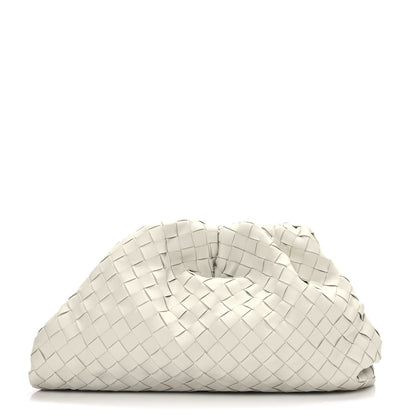 Bottega Veneta Nappa Maxi Intrecciato The Pouch Oversized Clutch Plaster 1 of 9