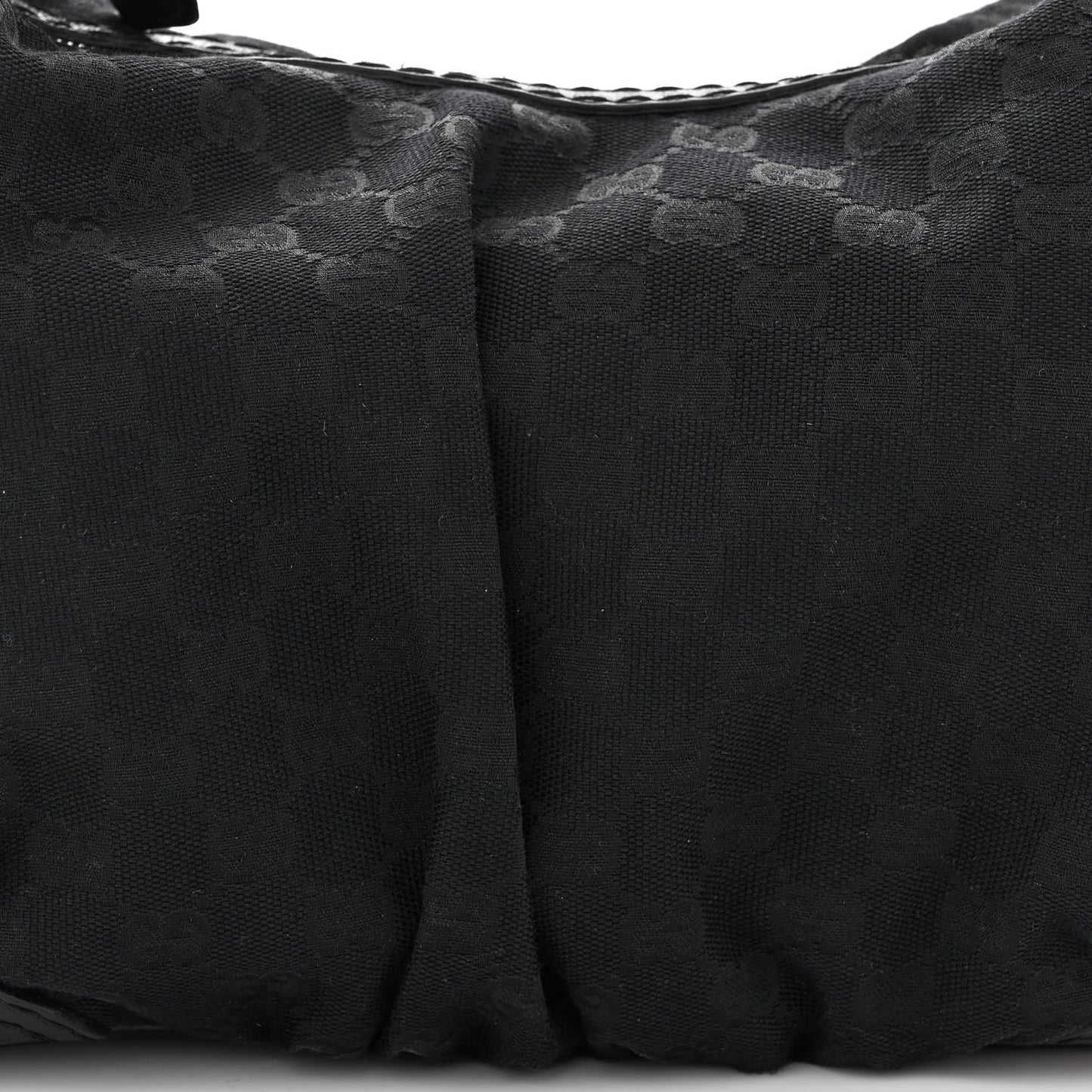Monogram Medium Jockey Hobo Black