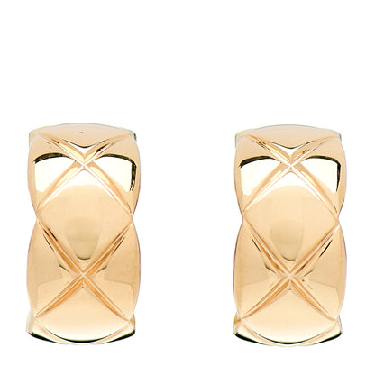 Chanel 18K Yellow Gold Coco Crush Earrings 1 of 5