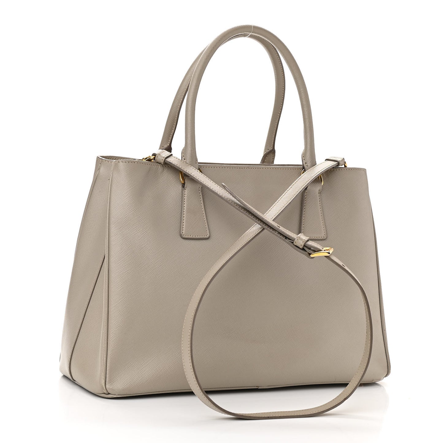 Saffiano Lux Medium Tote Argilla