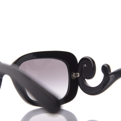 Prada Acetate Baroque Sunglasses SPR 27O Black 8 of 9