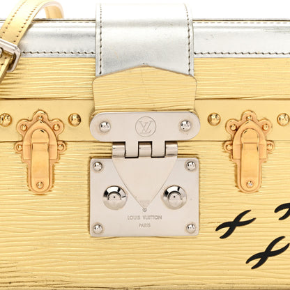 Louis Vuitton Metallic Epi Petite Malle Gold 8 of 11