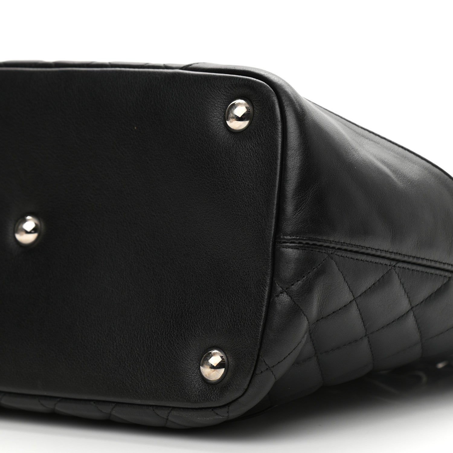 Chanel Calfskin Quilted Large Cambon Tote Black 10 of 13