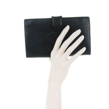 Chanel Caviar CC French Wallet Black 2 of 9