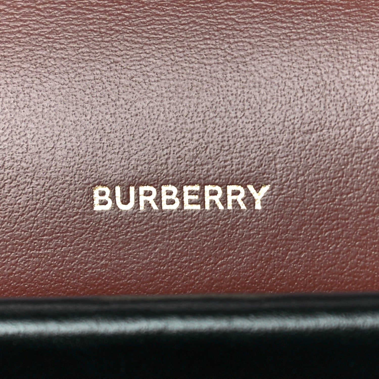 Burberry E-Canvas Monogram Stripe Small TB Bag Bridle Brown 6 of 10