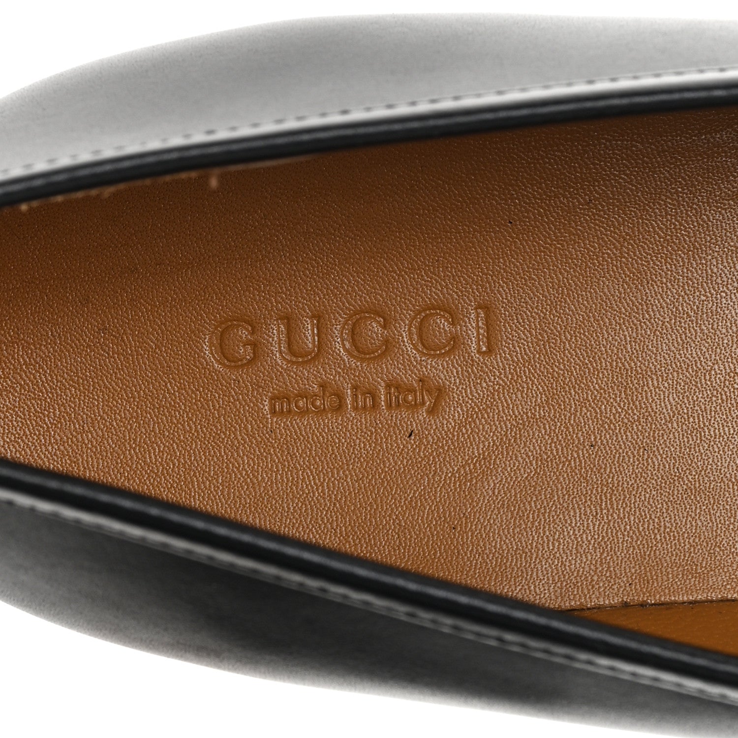 Gucci Calfskin Womens Jordaan Loafers 41 Black 8 of 9