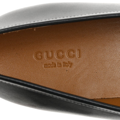 Gucci Calfskin Womens Jordaan Loafers 41 Black 8 of 9