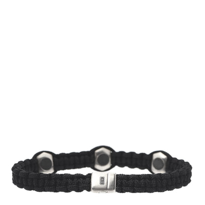 David Yurman Sterling Silver Nylon Forged Carbon Bracelet 3 of 6