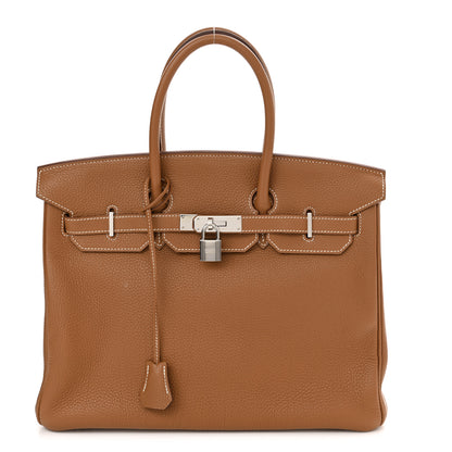 Hermes Togo Birkin 35 Gold 1 of 12