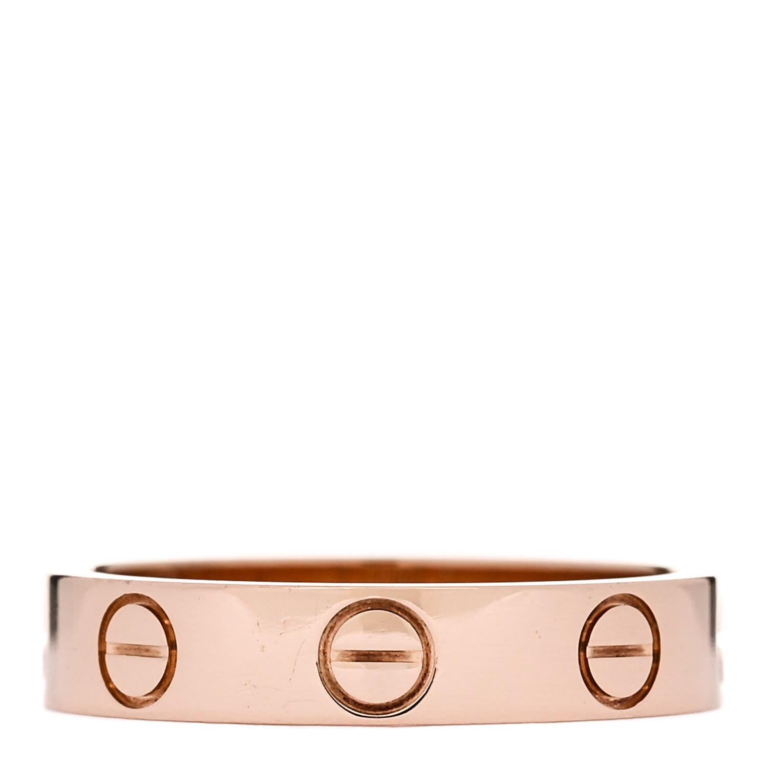 Cartier 18K Pink Gold 3.5mm LOVE Wedding Band Ring 47 4 3 of 5