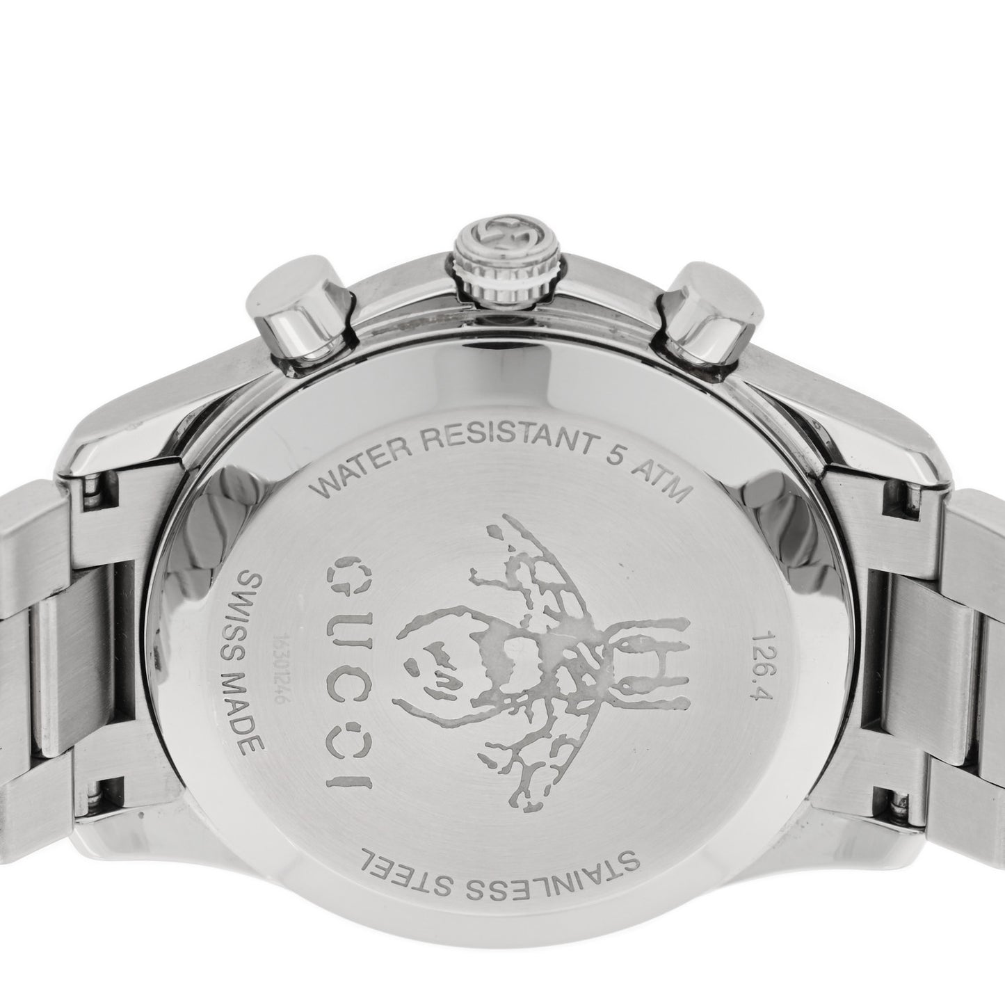 Stainless Steel 38mm G-Timeless Bee Chronograph Quartz Watch