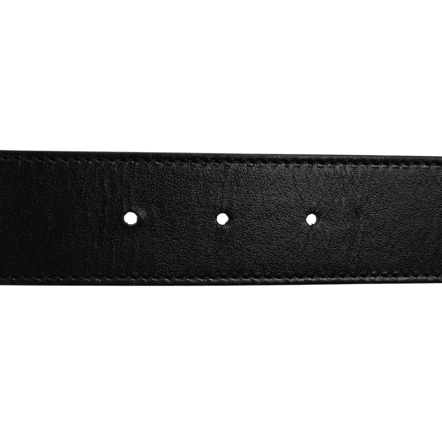Calfskin GG Supreme Monogram Double G Reversible 40mm Belt 90 36 Beige New Acero