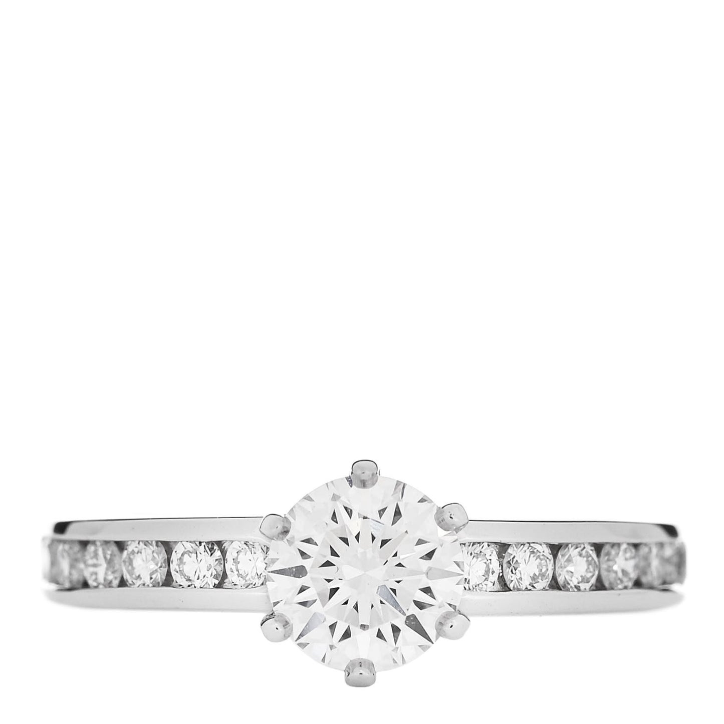 Platinum Diamond .57ct Engagement Ring 47 4