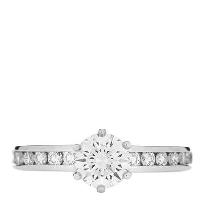 Tiffany Platinum Diamond .57ct Engagement Ring 47 4 1 of 8