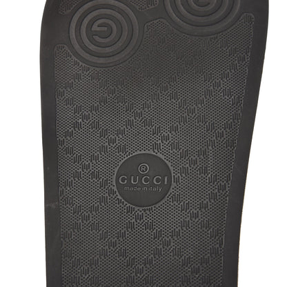 Gucci GG Supreme Monogram Tian Womens Slide Sandals 38 Beige Multicolor 9 of 10