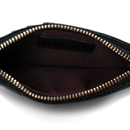 Chanel Caviar Quilted Flap Zip Card Holder Black 5 of 9