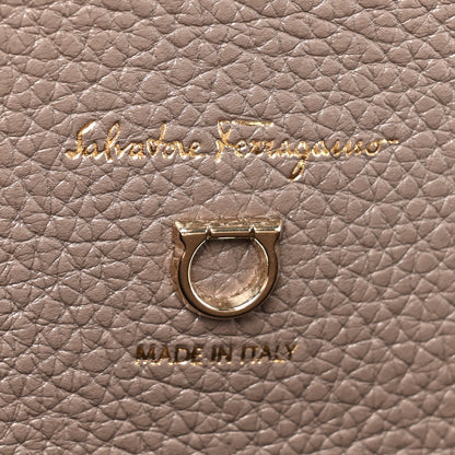 Salvatore Ferragamo Calfskin Studio Bag Caraway Seed 6 of 8