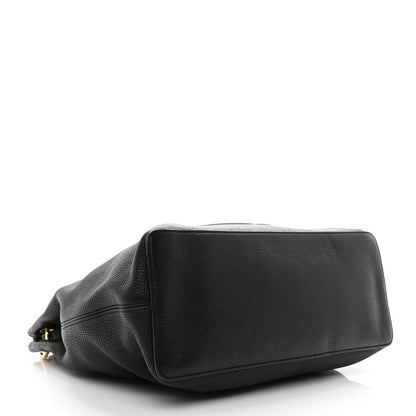 Gucci Pebbled Calfskin Large Soho Hobo Black 4 of 10