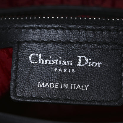 Christian Dior Lambskin Cannage Large Lady Dior Black 6 of 11