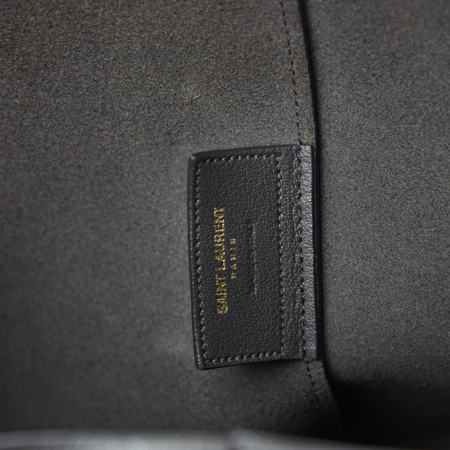 Calfskin Large Shopping Tote Asphalt