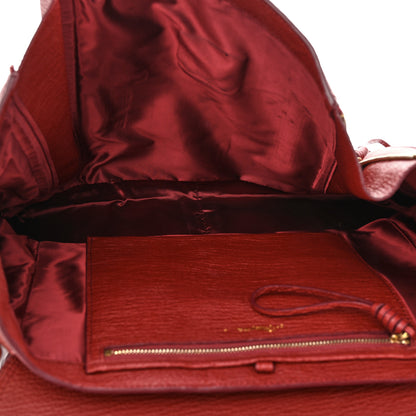 3.1 Phillip Lim Textured Calfskin Large Pashli Satchel Oxblood 5 of 10