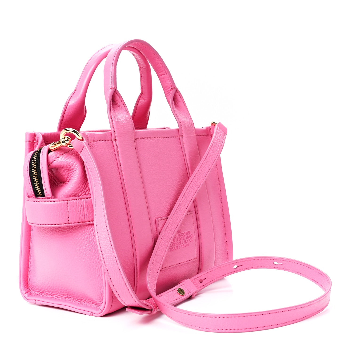 Marc Jacobs Grained Calfskin Small The Tote Bag Morning Glory 3 of 13