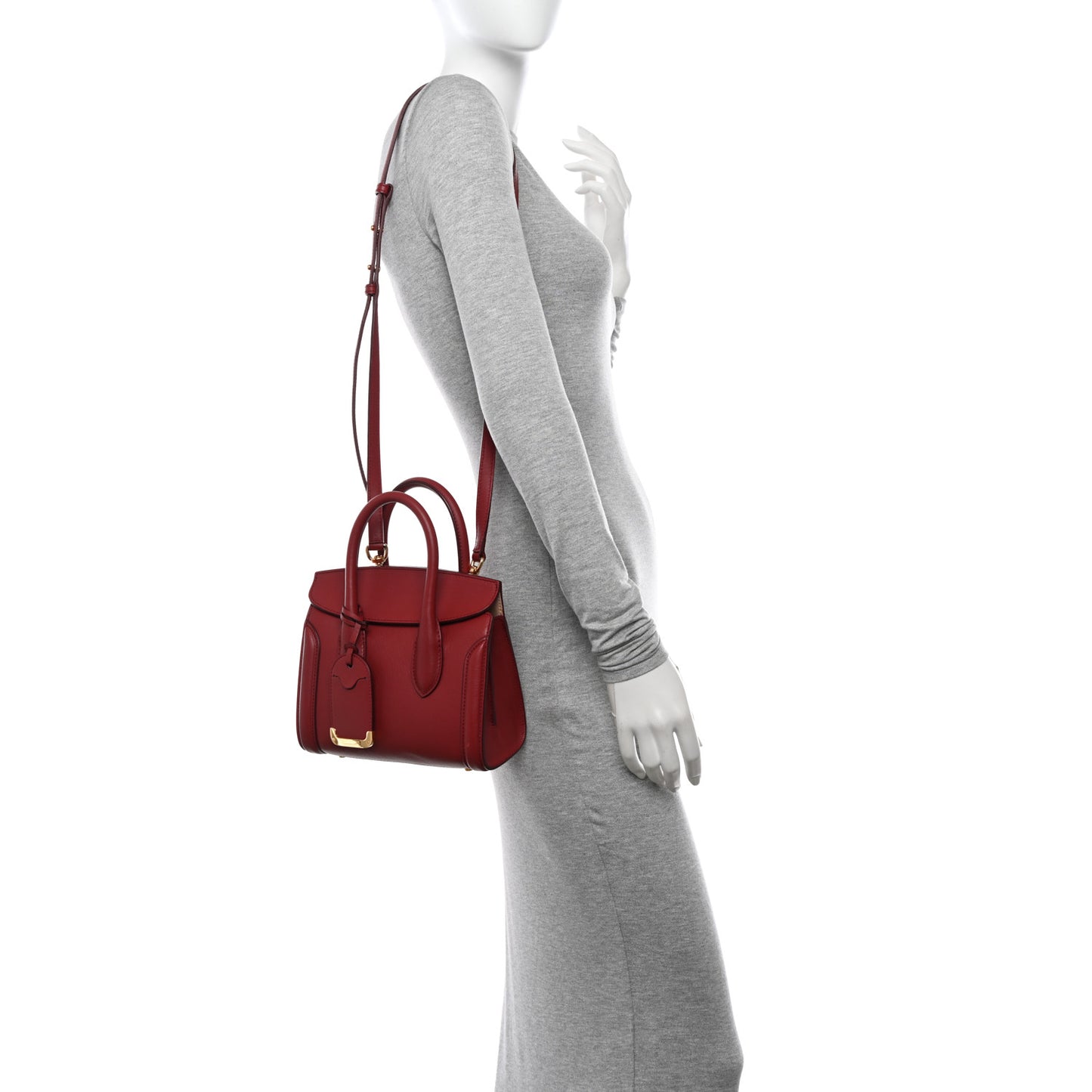 Calfskin Mini Heroine 21 Scarlet