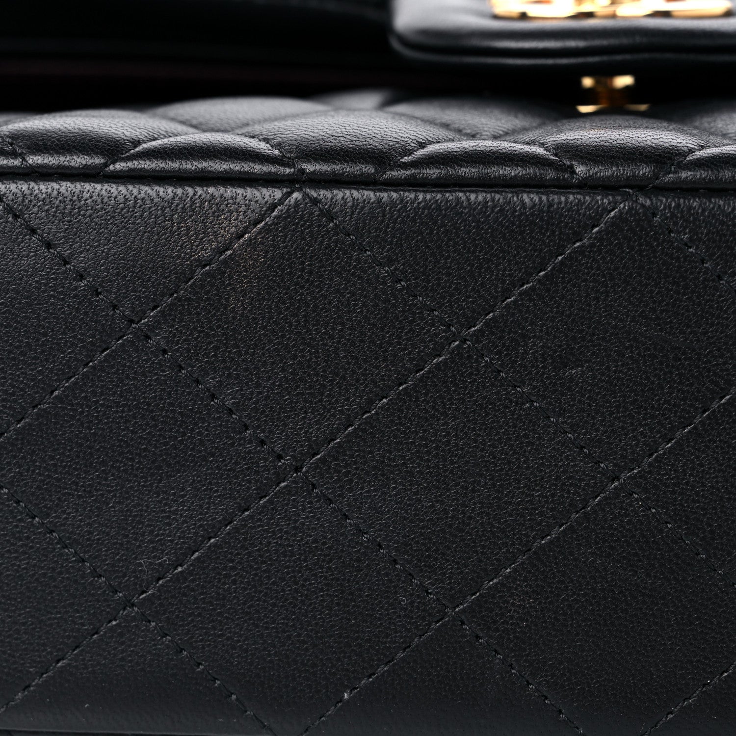 Chanel Lambskin Quilted Small Double Flap Black 13 of 13