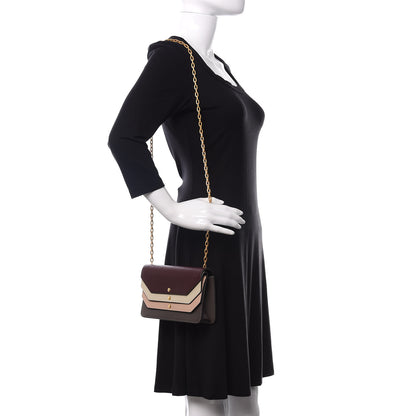Mulberry Smooth Calfskin Multiflap Chain Clutch Oxblood Multicolor 2 of 9