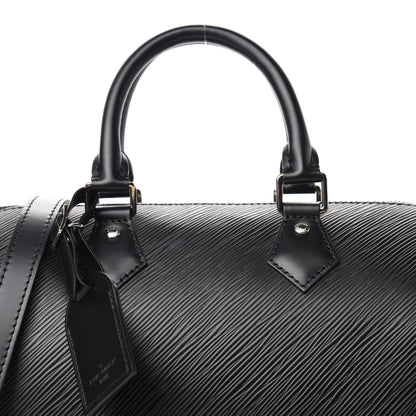 Louis Vuitton Epi Speedy Bandouliere 25 Black 10 of 10