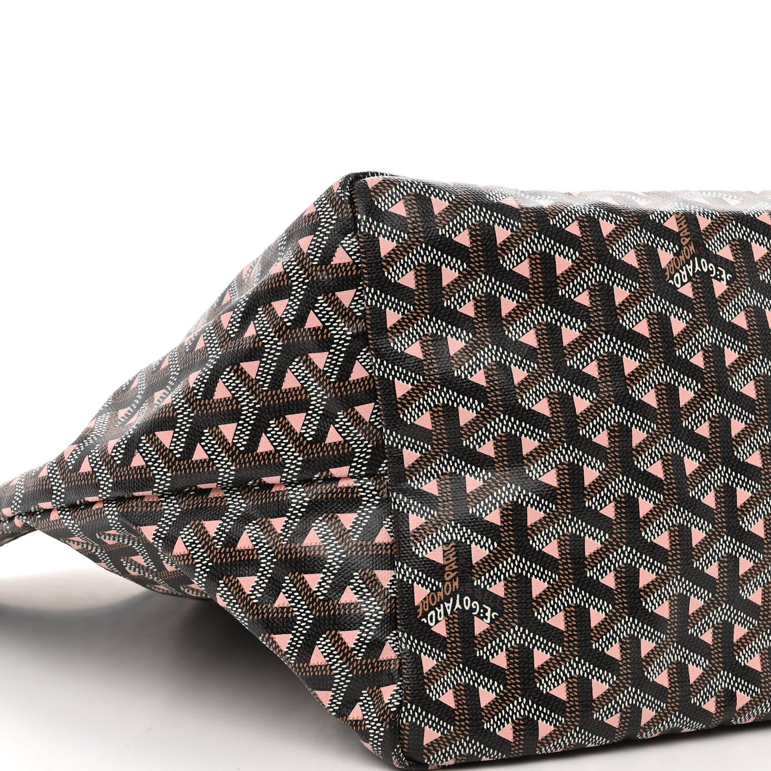 Goyard Goyardine Saint Louis Claire Voie GM Black Pink 10 of 14
