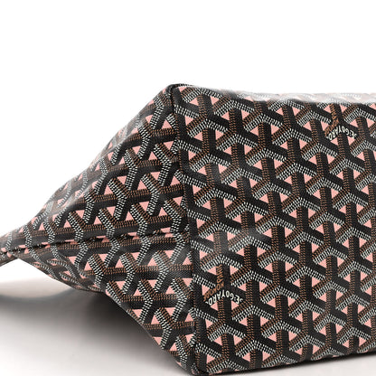 Goyard Goyardine Saint Louis Claire Voie GM Black Pink 10 of 14