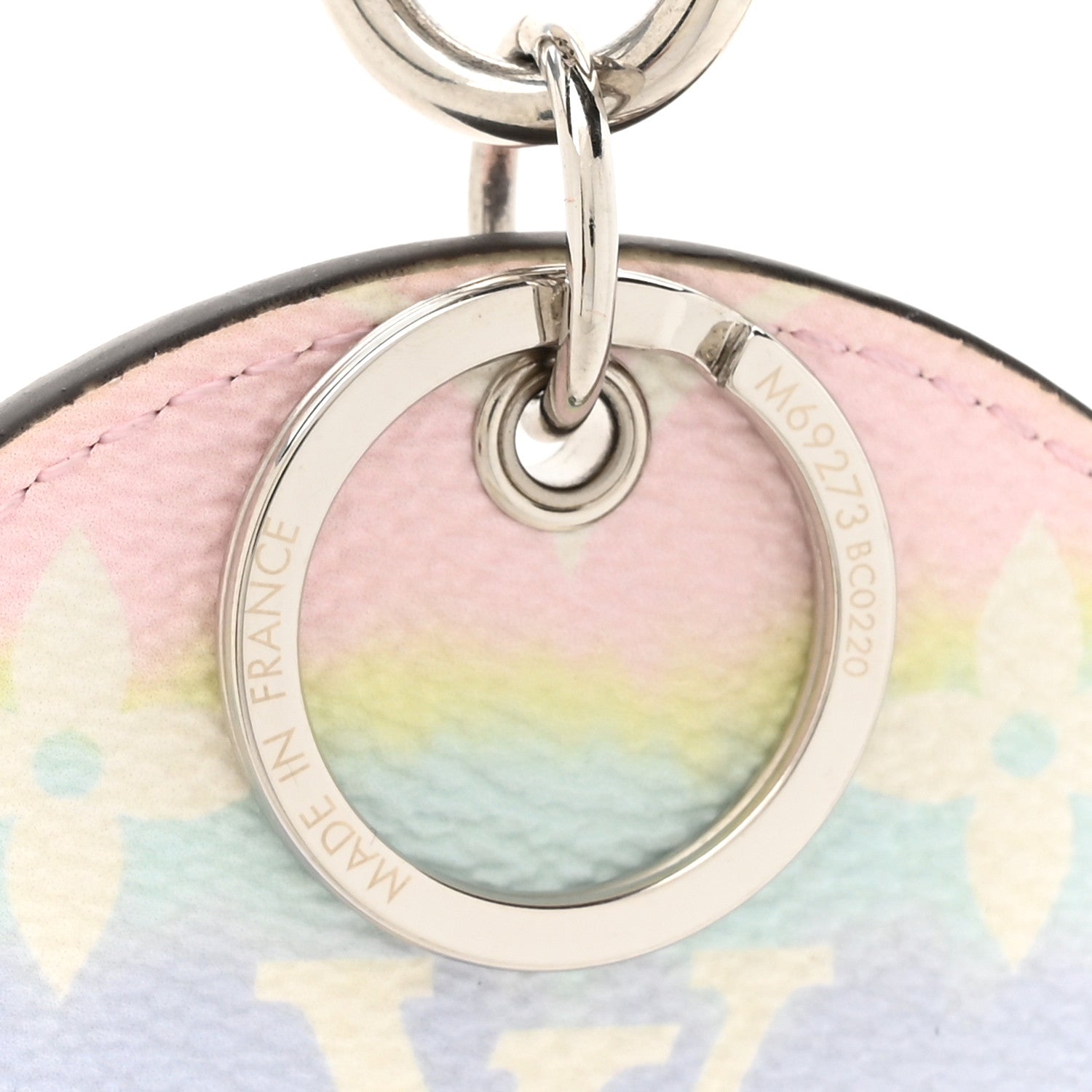 Louis Vuitton Monogram Escale Bag Charm Key Holder Pastel 3 of 3