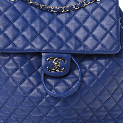 Chanel Lambskin Quilted Large Urban Spirit Backpack Blue 9 of 9