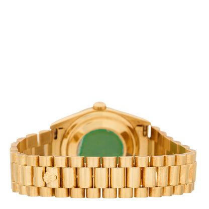 Rolex 18K Yellow Gold Diamond 36mm Oyster Perpetual Day-Date President Watch Champagne 18238 3 of 4