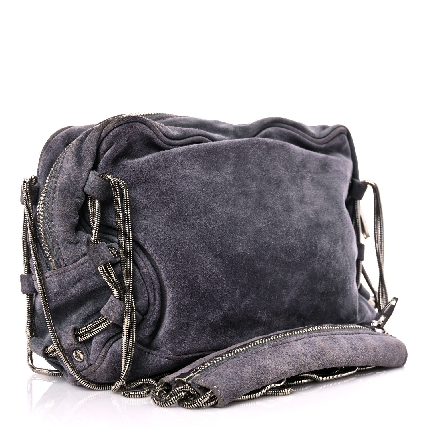 Alexander Wang Suede Brenda Chain Grey 2 of 19