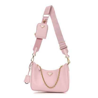 Prada Saffiano Lux Re-Edition 2005 Shoulder Bag Alabastro 1 of 10