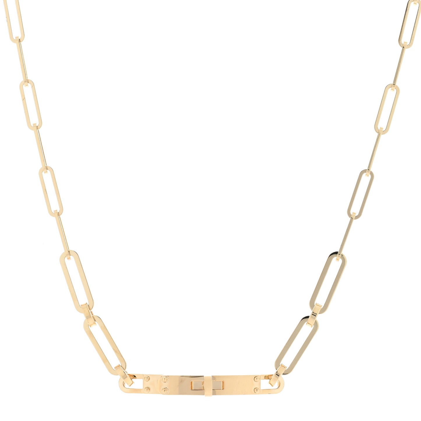 18K Yellow Gold Kelly Chaine Choker Necklace