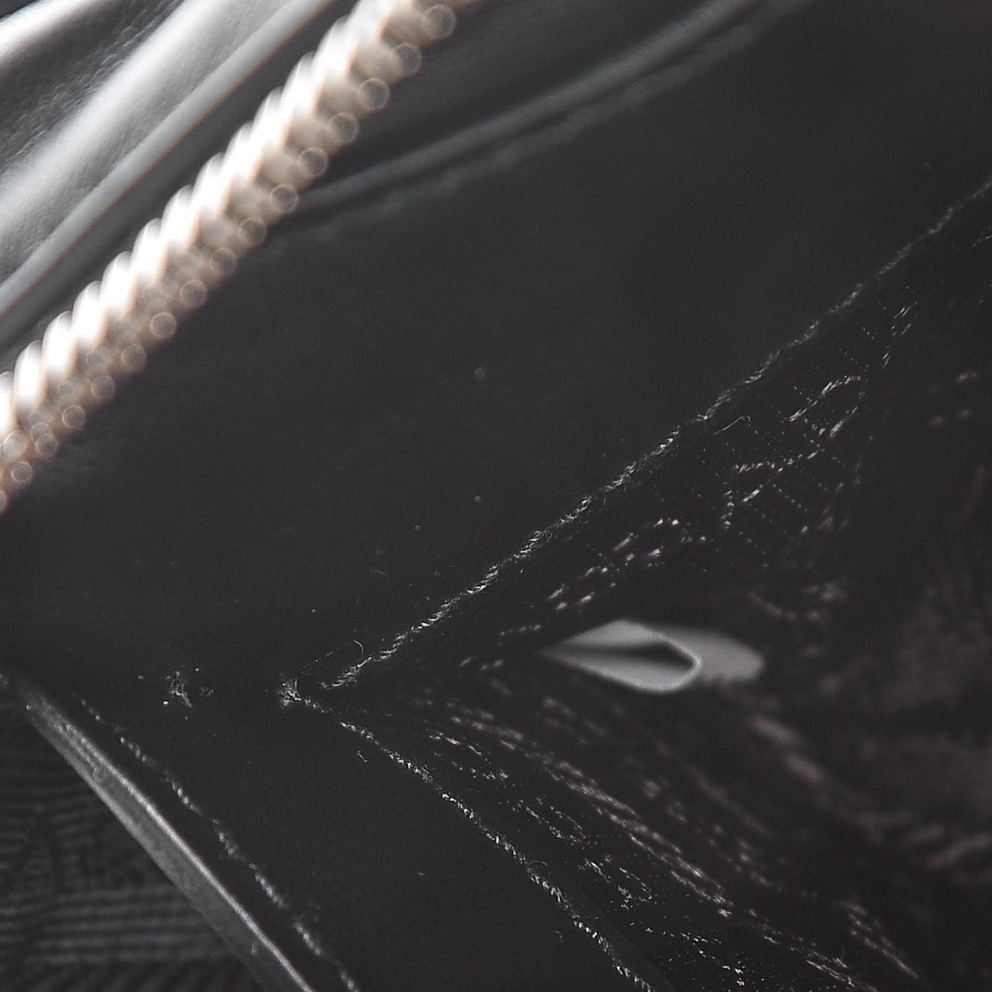 Soft Calfskin Diagramme Crossbody Bag Black