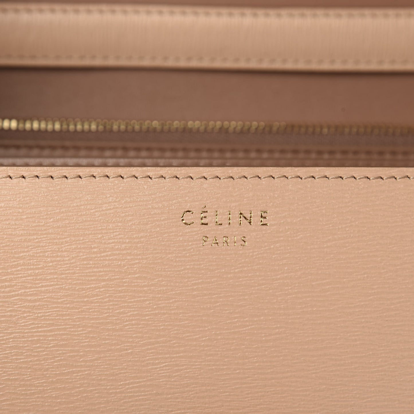 Liege Calfskin Medium Classic Box Flap Bag Nude