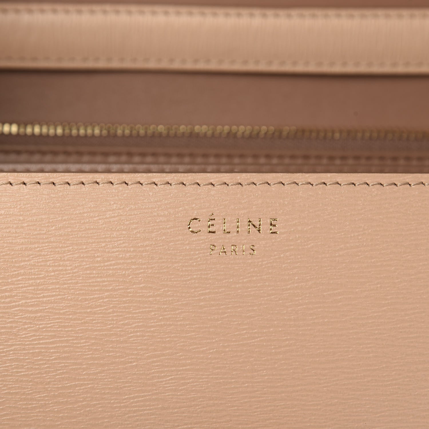 Celine Liege Calfskin Medium Classic Box Flap Bag Nude 8 of 10
