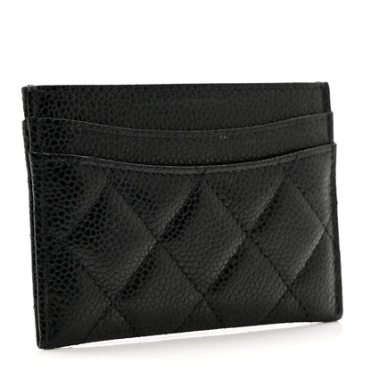 Chanel Caviar Quilted Card Holder Black 3 of 8