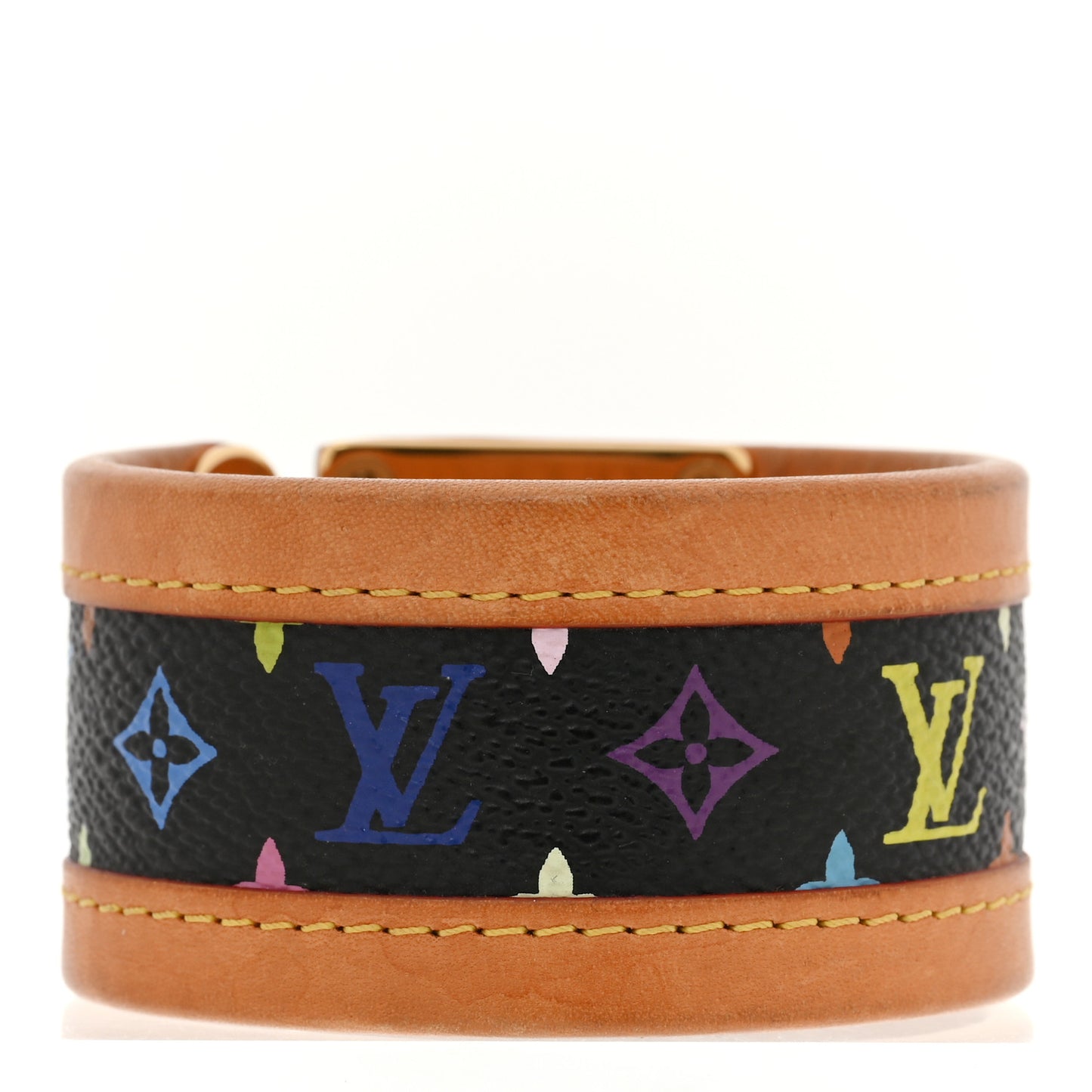 Monogram Multicolor M Lock Bracelet Black