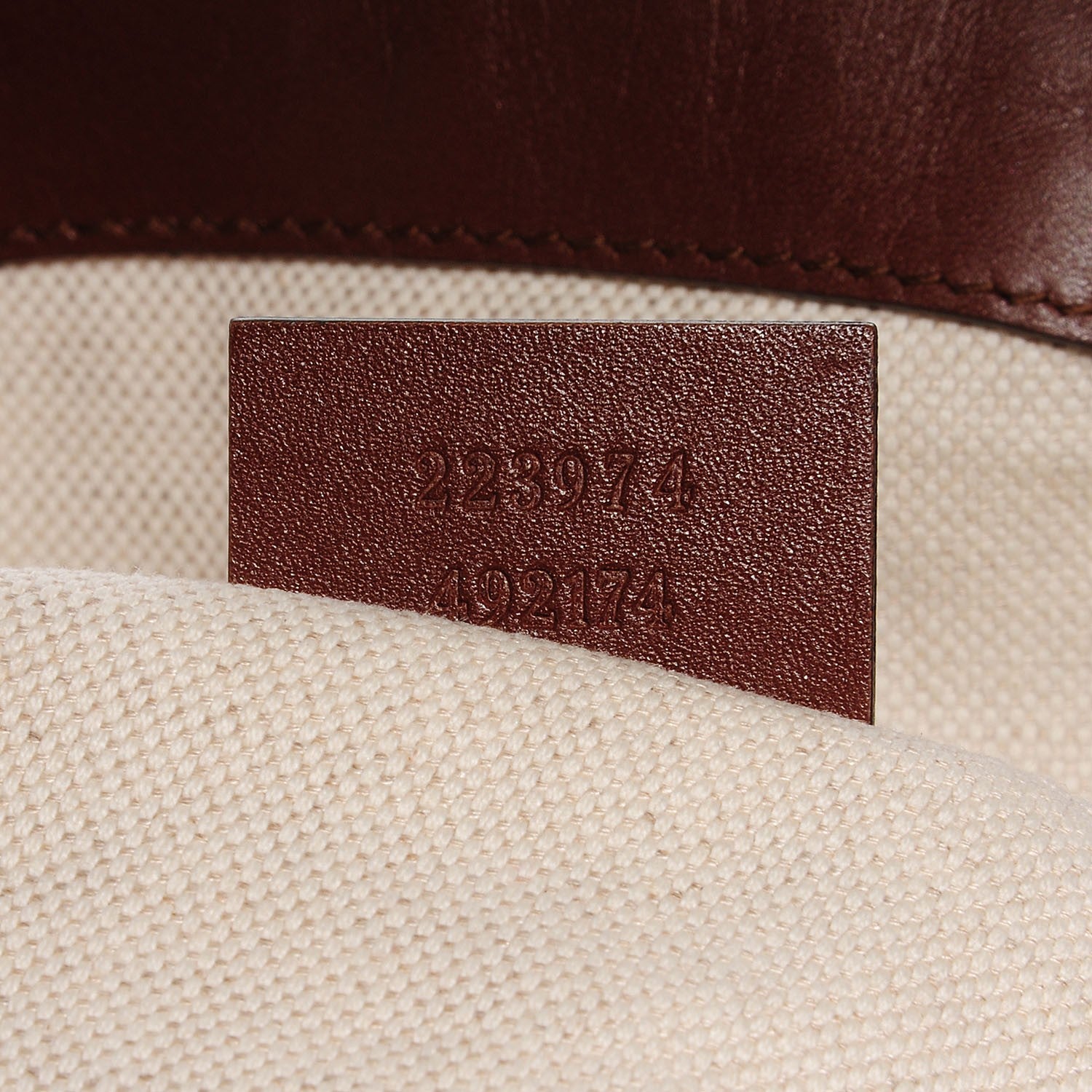 Gucci Monogram Medium Cabinato Sukey Boston Brown 7 of 7