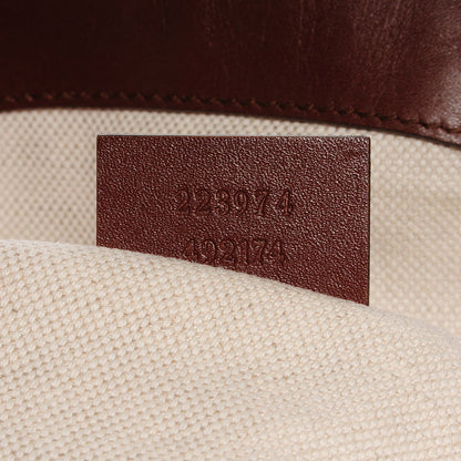 Gucci Monogram Medium Cabinato Sukey Boston Brown 7 of 7