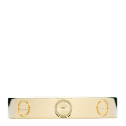 Cartier 18K Yellow Gold 3.5mm LOVE Wedding Band Ring 52 6 3 of 4